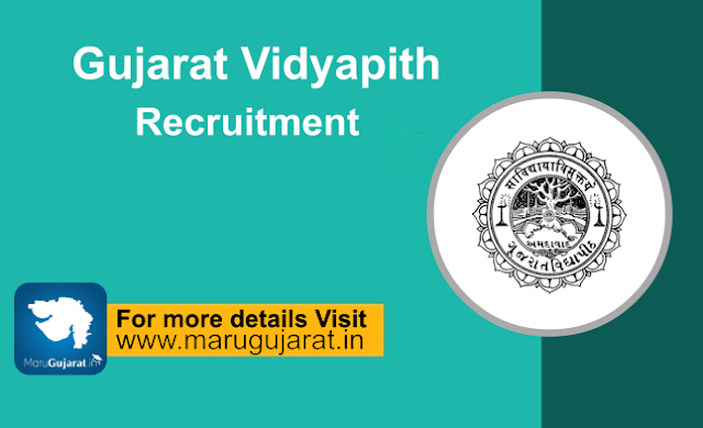 Gujarat Vidyapith Recruitment 2023