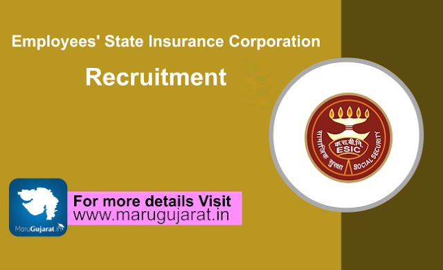 ESIC Gujarat Recruitment 2023