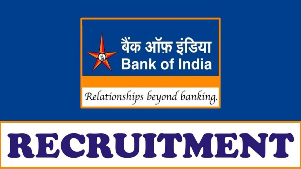 bank of india recruitment