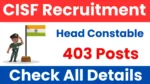 CISF-Head-Constable-Sports-Quota-Recruitment-2025